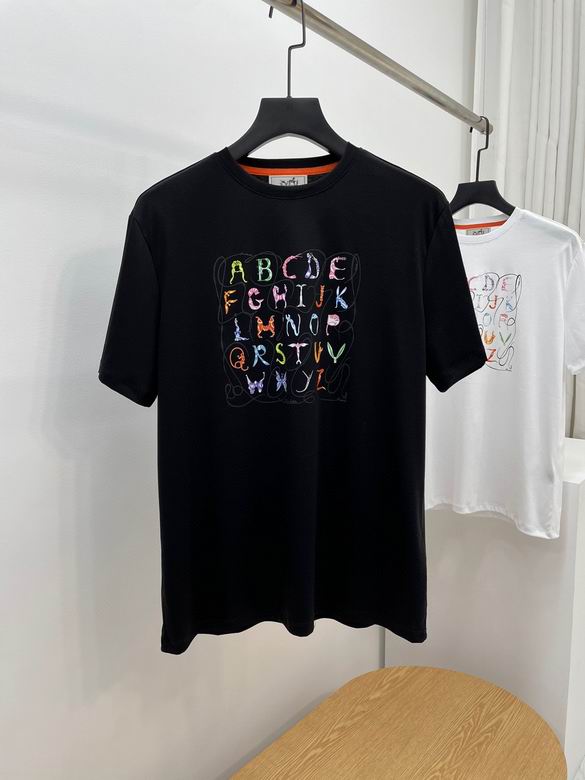 お洒落 プリント 人気 クルーネック エルメス 半袖tシャツ コピー 快適 カジュアル 定番 トップス