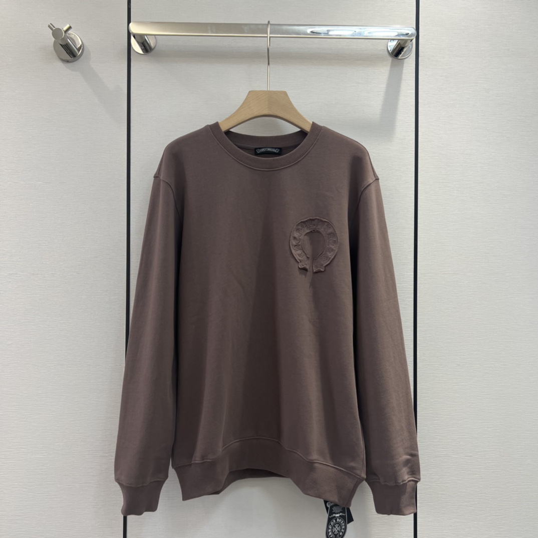 カジュアル クルーネック プルオーバー クロムハーツ Tシャツ コピー 長袖 スウェット