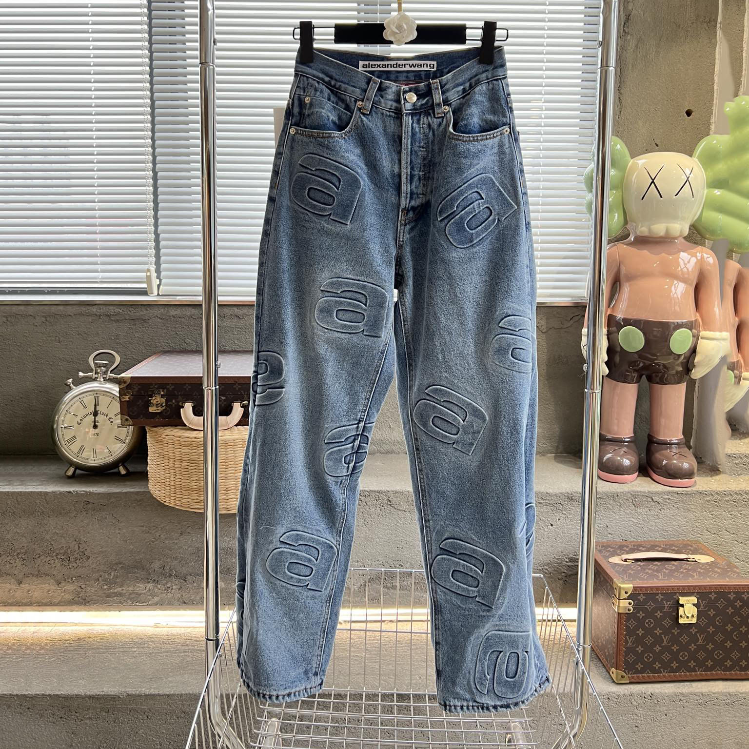 人気 カジュアル ゆったり リラックス アレキサンダーワング ジーンズ コピー レディース デニムパンツ