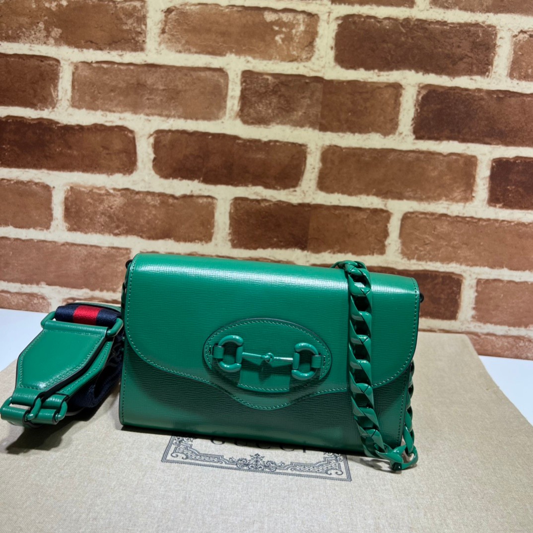 グッチ ホースビット 1955 ミニバッグ グッチ バッグ コピー ショルダーバッグ グリーン