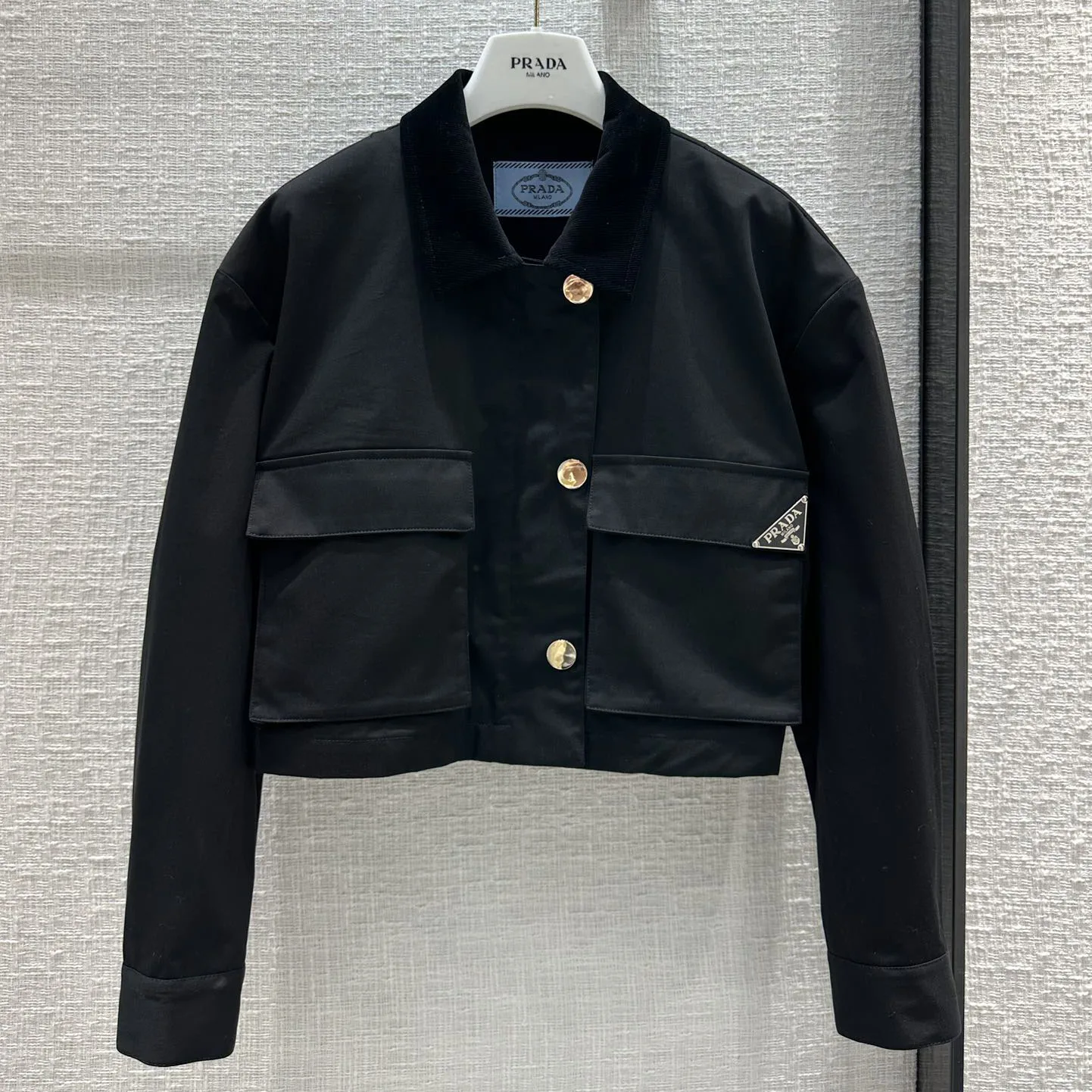カジュアル おしゃれ クロップド プラダ ジャケット コピー アウター レディース ファッション