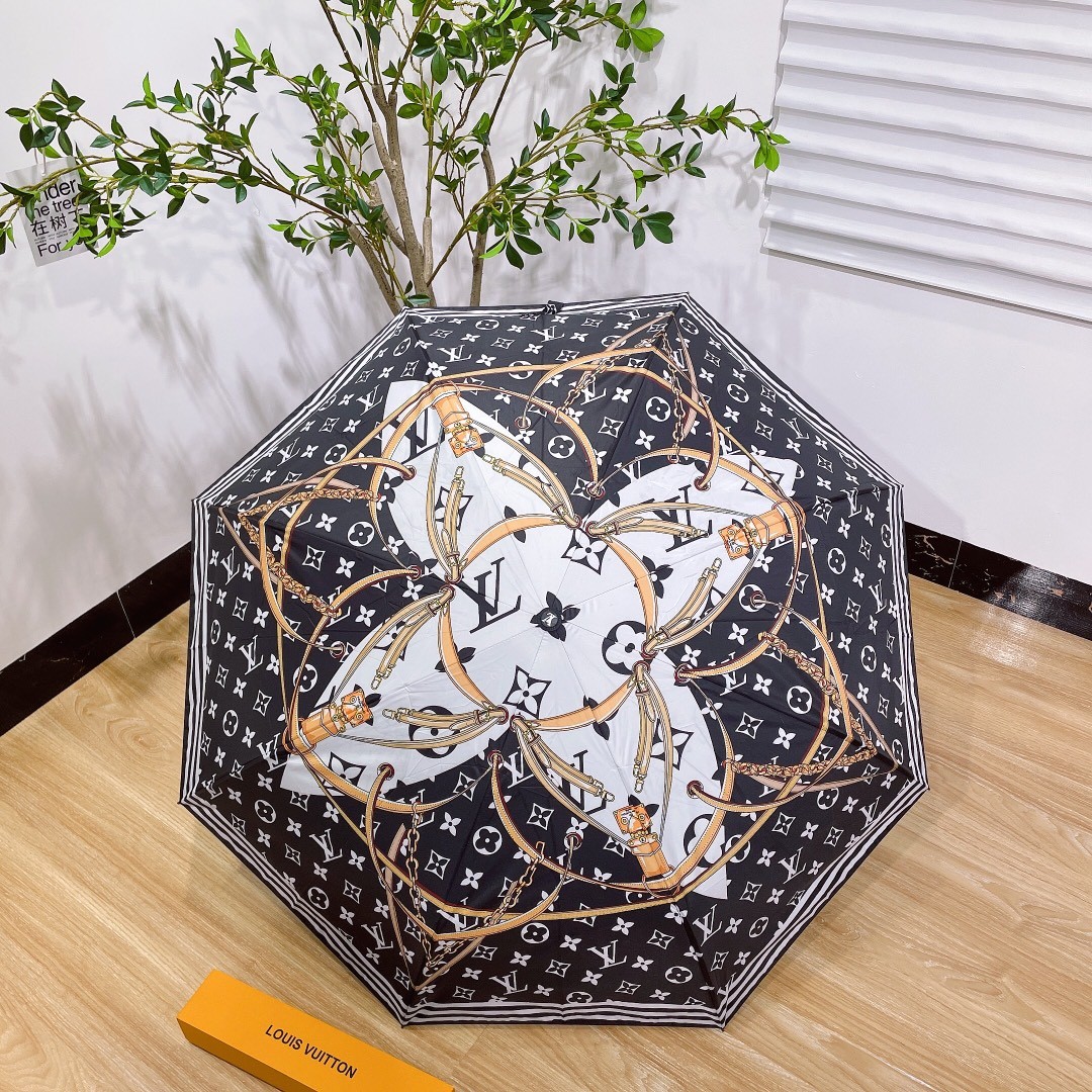軽量 ワンタッチ 折り畳み傘 ルイヴィトン 傘 コピー 上品 おしゃれ プリント 