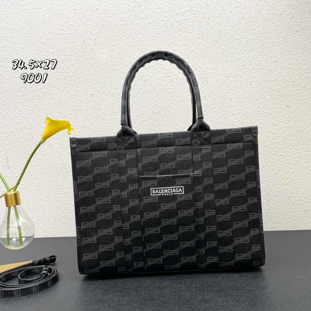 カジュアル BBモノグラム キャンバス トートバッグ バレンシアガ バッグ コピー カバン