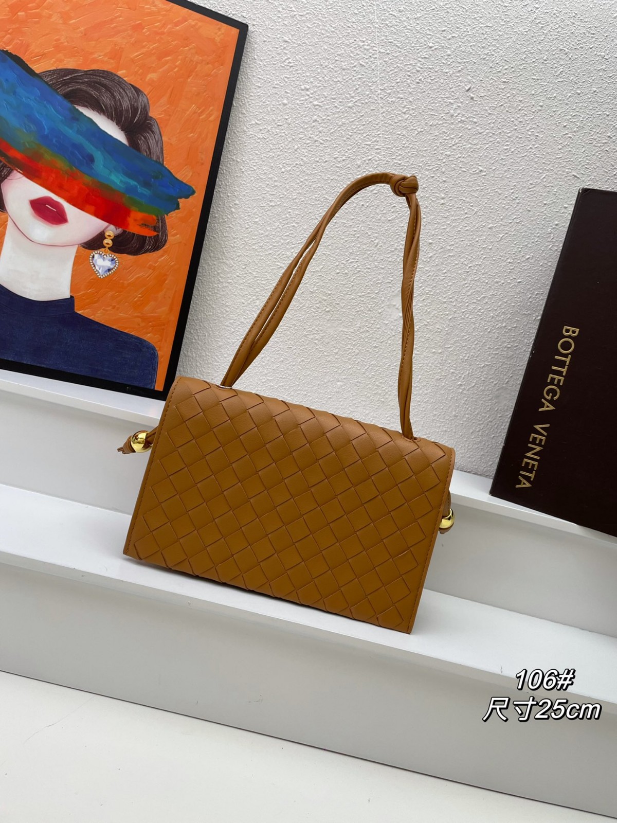 23SS Trio Pouch トリオ ポーチ ストラップ バッグ ボッテガ・ヴェネタ バッグ コピー ブラウン