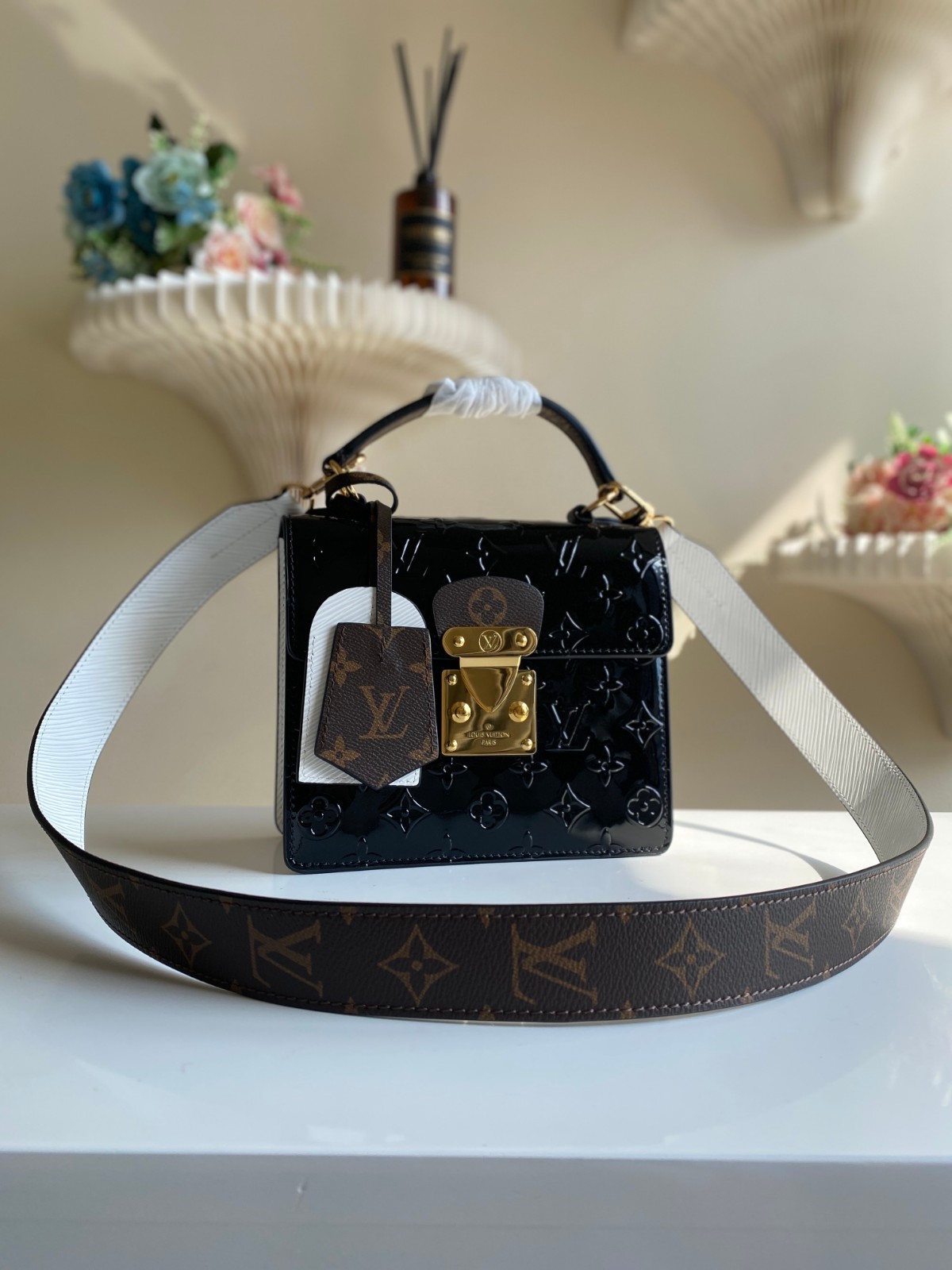 LOUIS VUITTON ルイヴィトン M90376 ヴェルニ スプリングストリート PM スーパーコピー