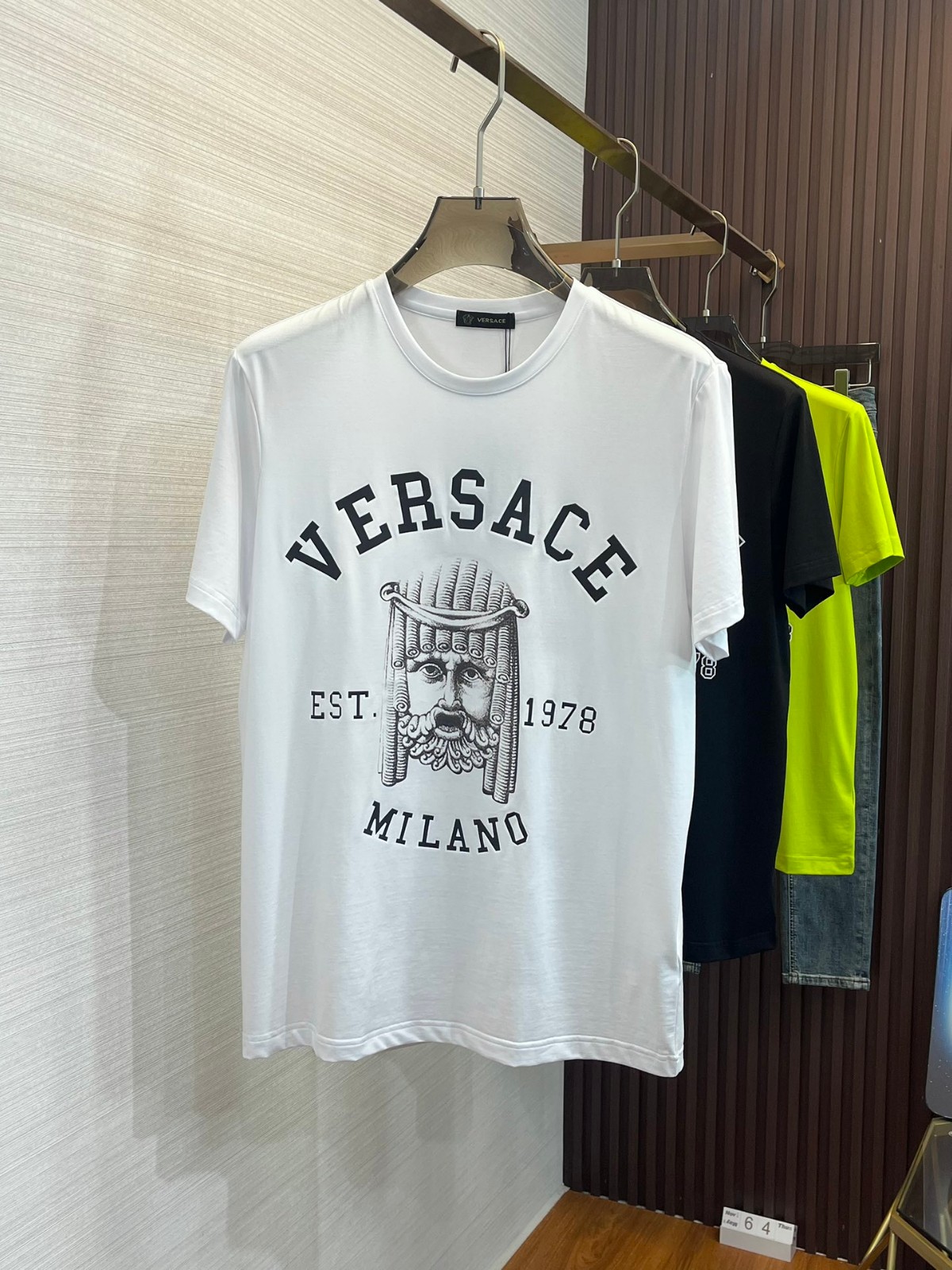 人気 ラ マスケラ ロゴ Tシャツ ヴェルサーチェ Tシャツ コピー 半袖 トップス メンズ