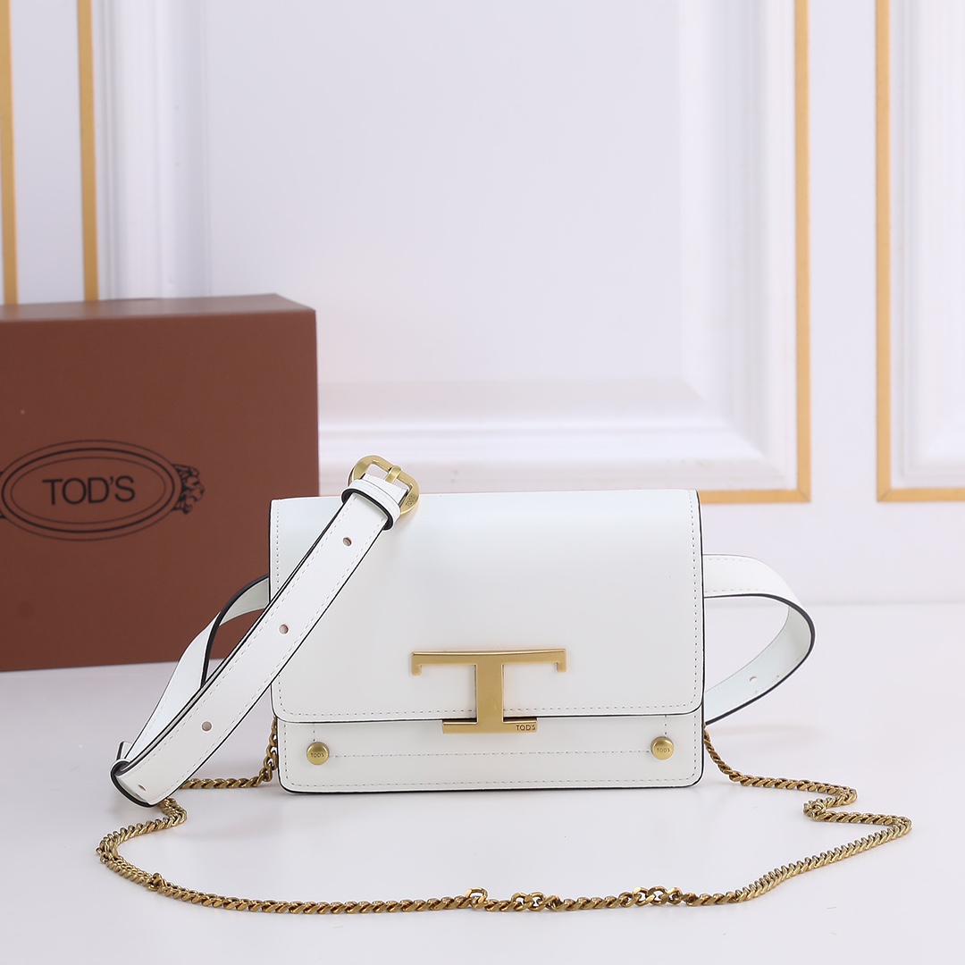 洗練された T タイムレス ベルトバッグ トッズ バッグ コピー レディース ショルダーバッグ ホワイト