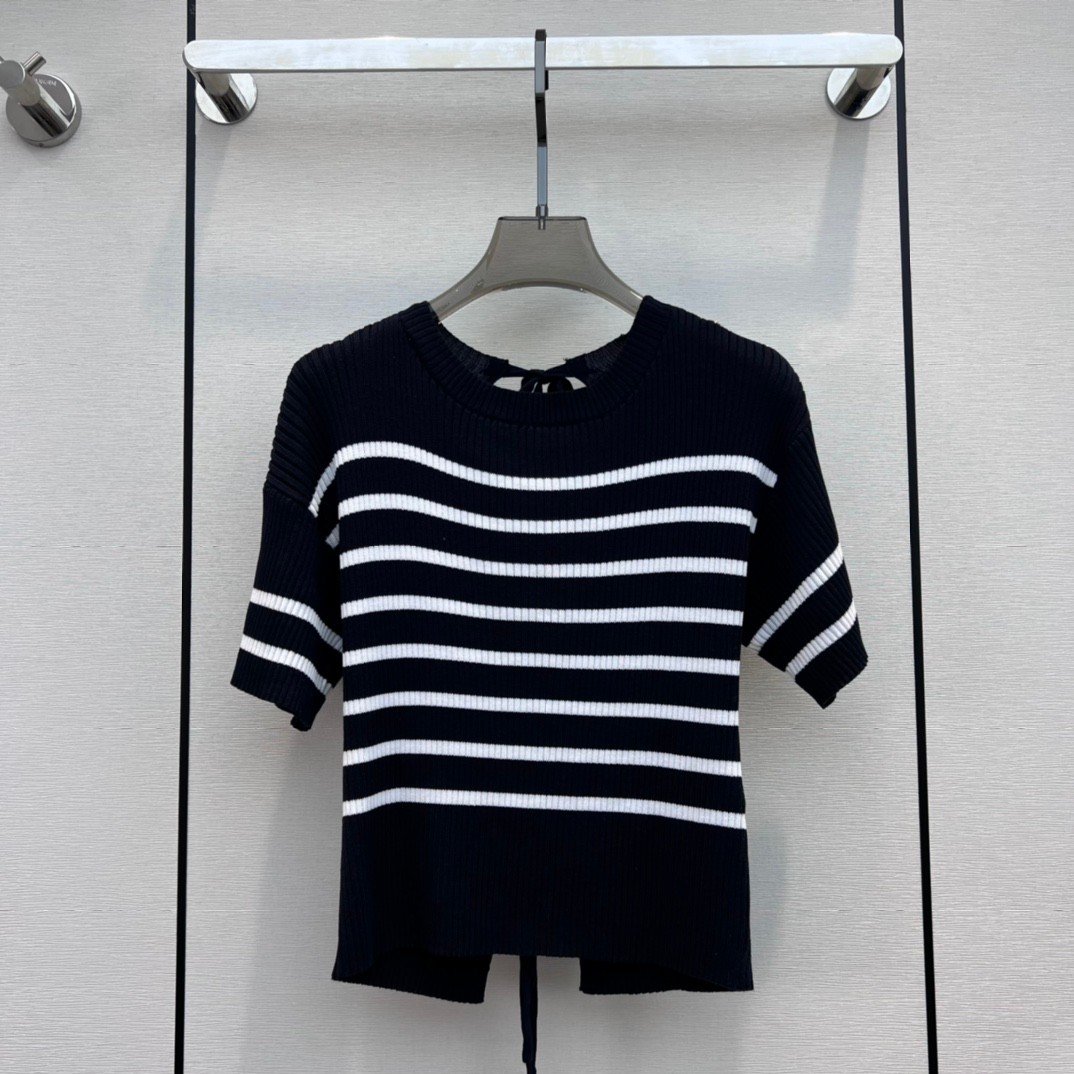 ChristianDior 近年 マリニエールニット アンカー金ボタン コットン