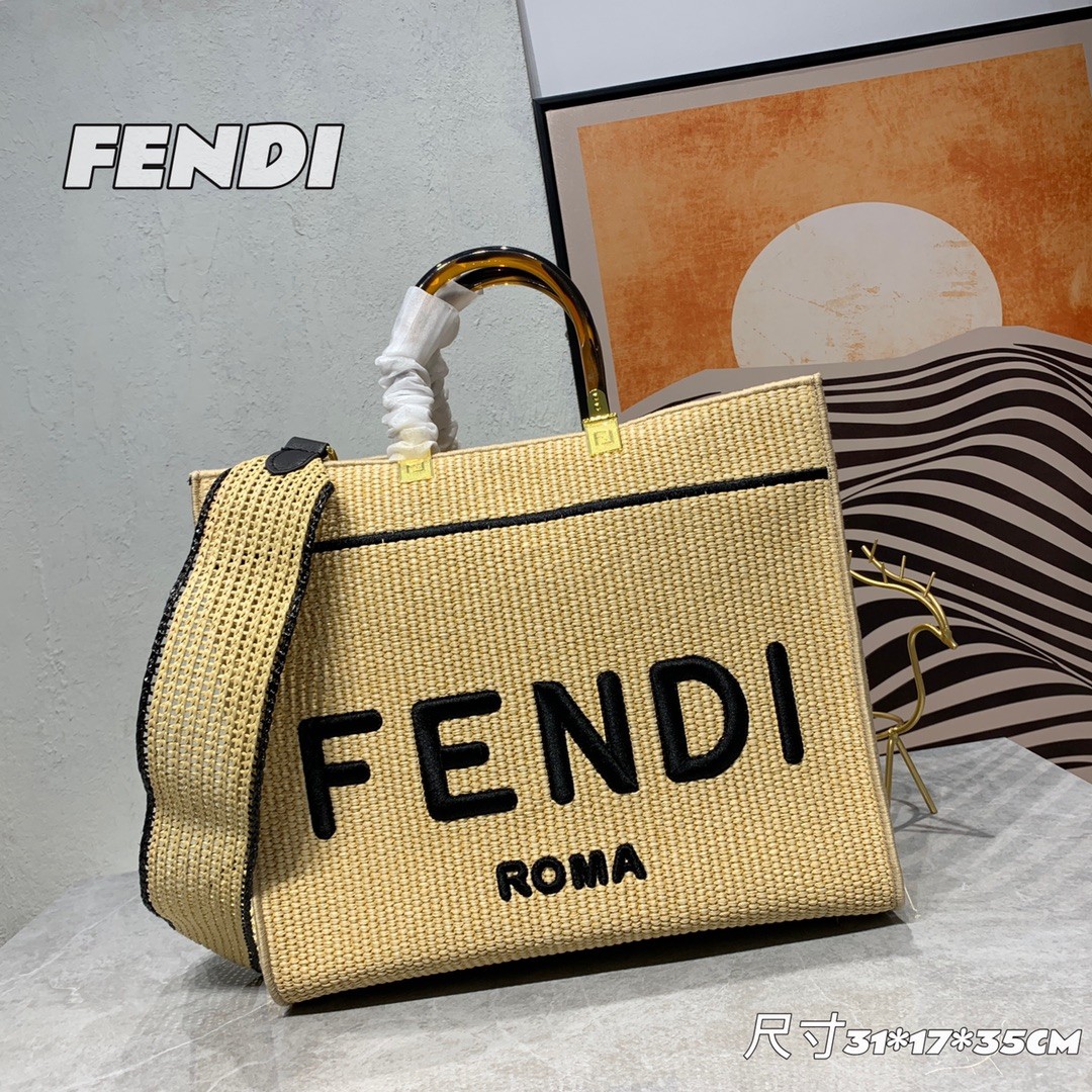 人気 フェンディ サンシャイン ミディアム フェンディ バッグ コピー レディース トートバッグ