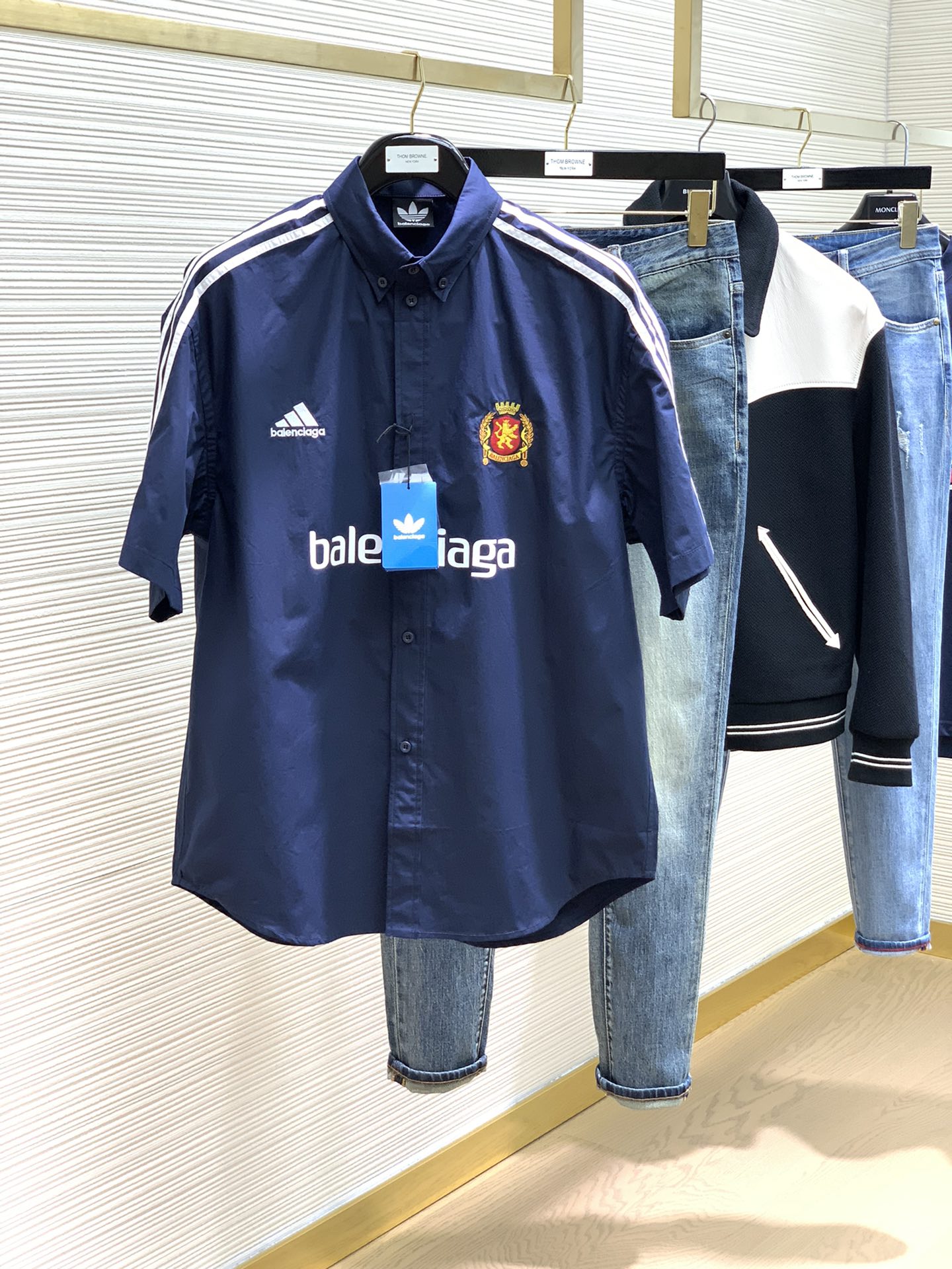 BALENCIAGA×adidas 人気 半袖 トップス バレンシアガ シャツ コピーメンズ 