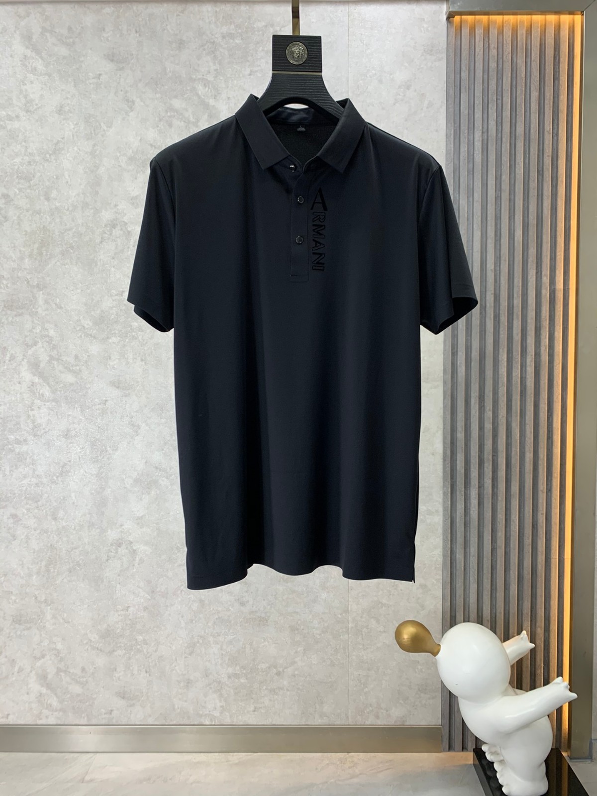 洗練された カジュアル ロゴ メンズ 半袖 ポロシャツ アルマーニ Tシャツ コピー 