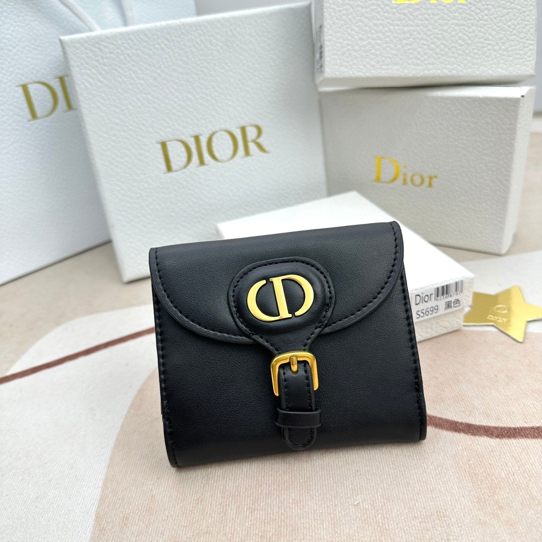 クリスチャン・ディオール 財布 コピー DIOR BOBBY ミニ バイフォールドウォレット 