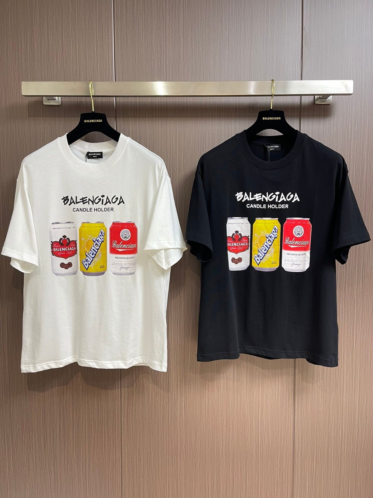 おしゃれ プリント コットン クルーネック 半袖Tシャツ バレンシアガ Tシャツ コピー