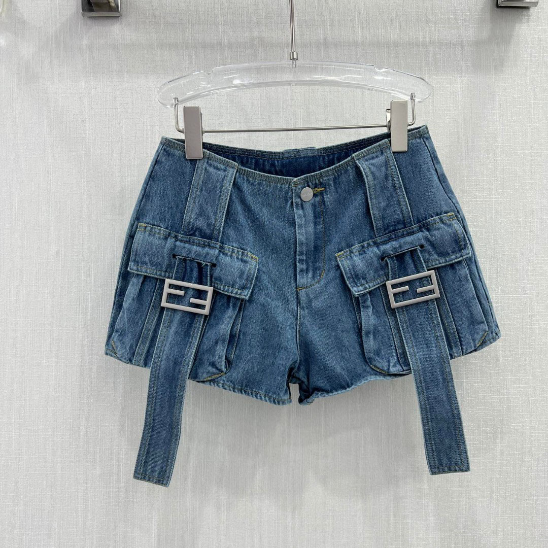おしゃれ レディース デニム ショートパンツ フェンディ パンツ コピー