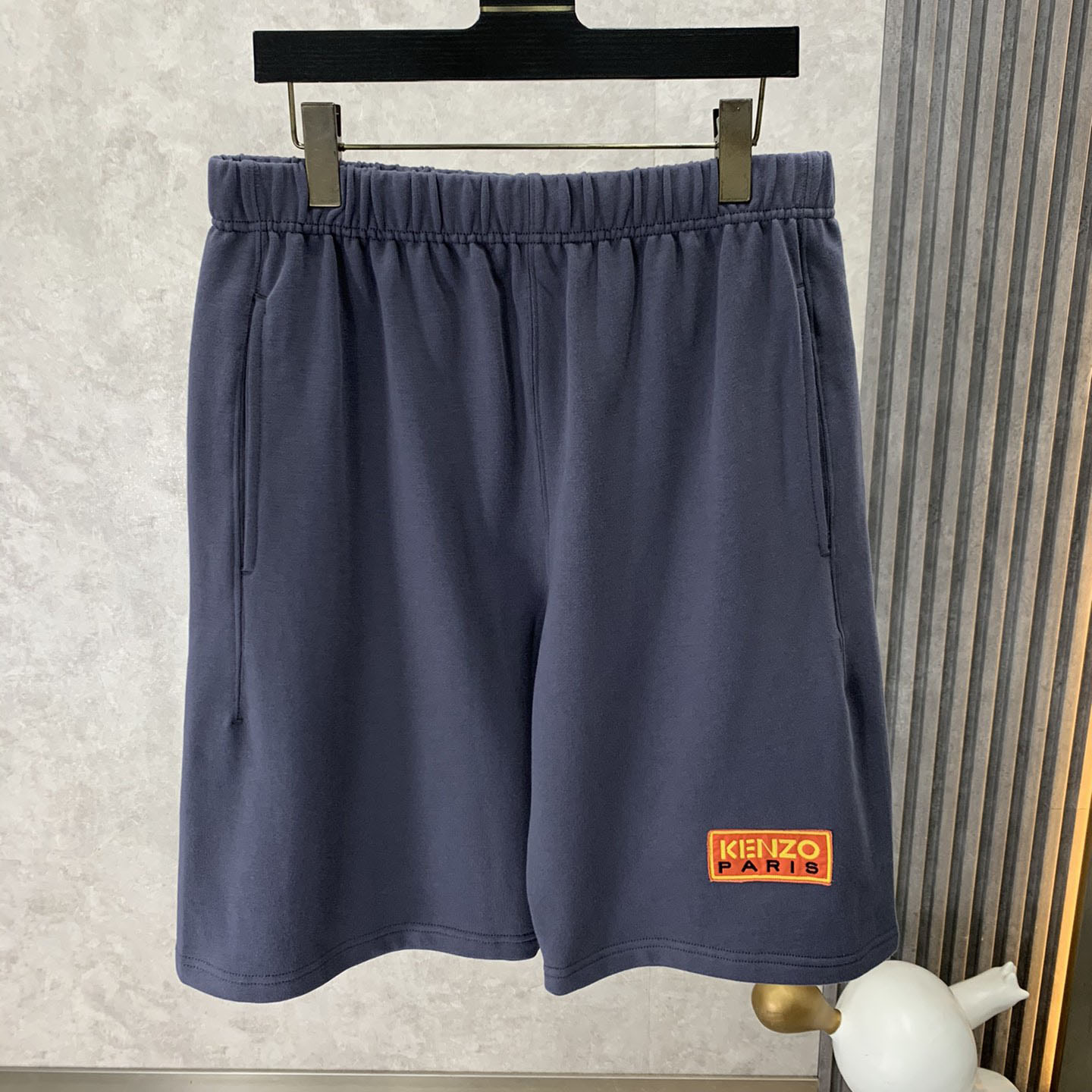 ケンゾー パンツ コピー カジュアル ロゴ メンズ ショートパンツ ブルー