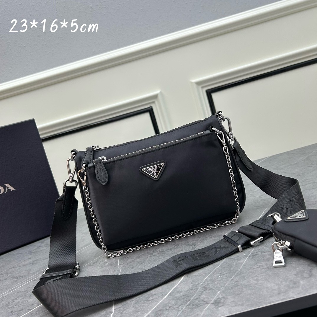 1BH168 ナイロン ショルダーバッグ プラダ バッグ コピー ユニセックス 1BH168 ナイロン ショルダーバッグ プラダ バッグ コピー ユニセックス