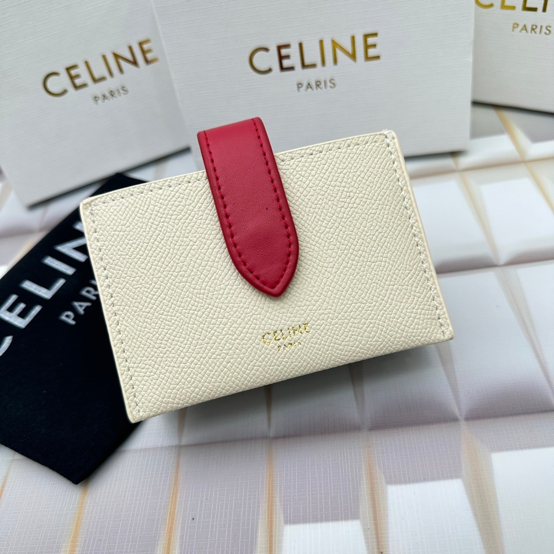 人気 セリーヌ CELINE アコーディオン カードホルダー コピー ロゴ