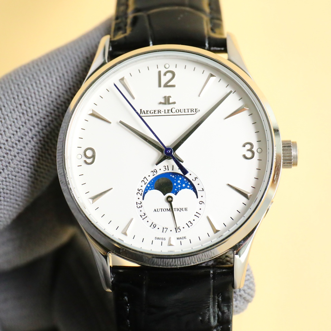 ジャガー・ルクルト 時計 コピー ムーンフェイズ クラシック 39mm 腕時計