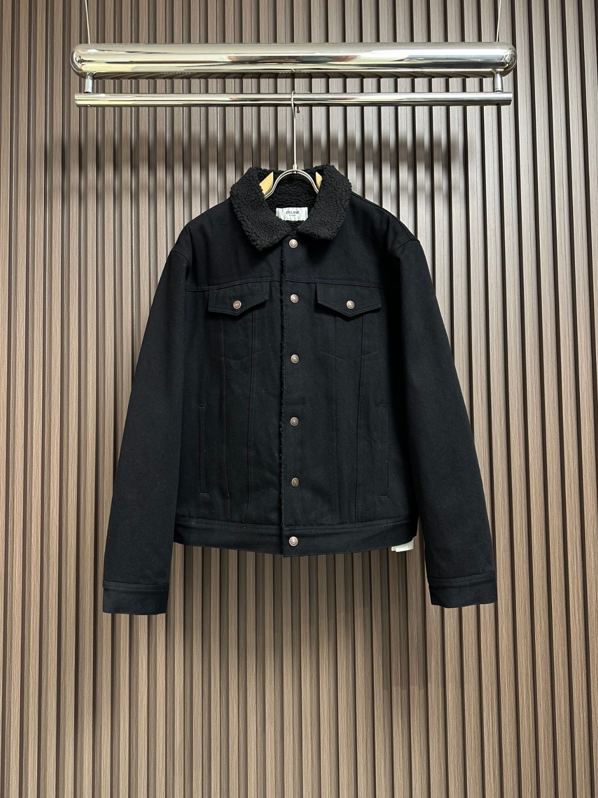 10376 L Size Celine Trucker Jacket Corduroy Black | eBay