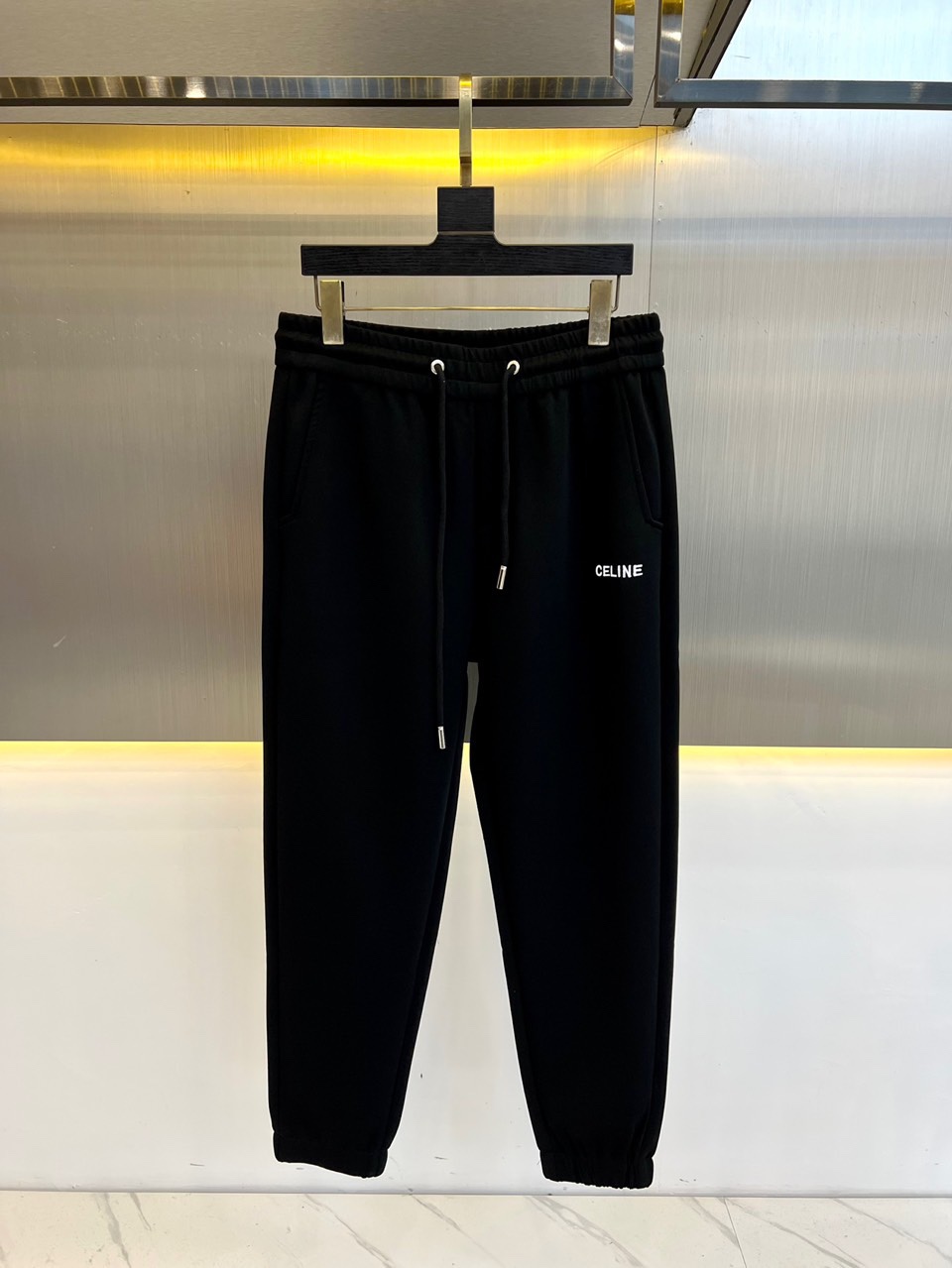 カジュアル ロゴ入り セリーヌ パンツ コピー コットン スウェットパンツ