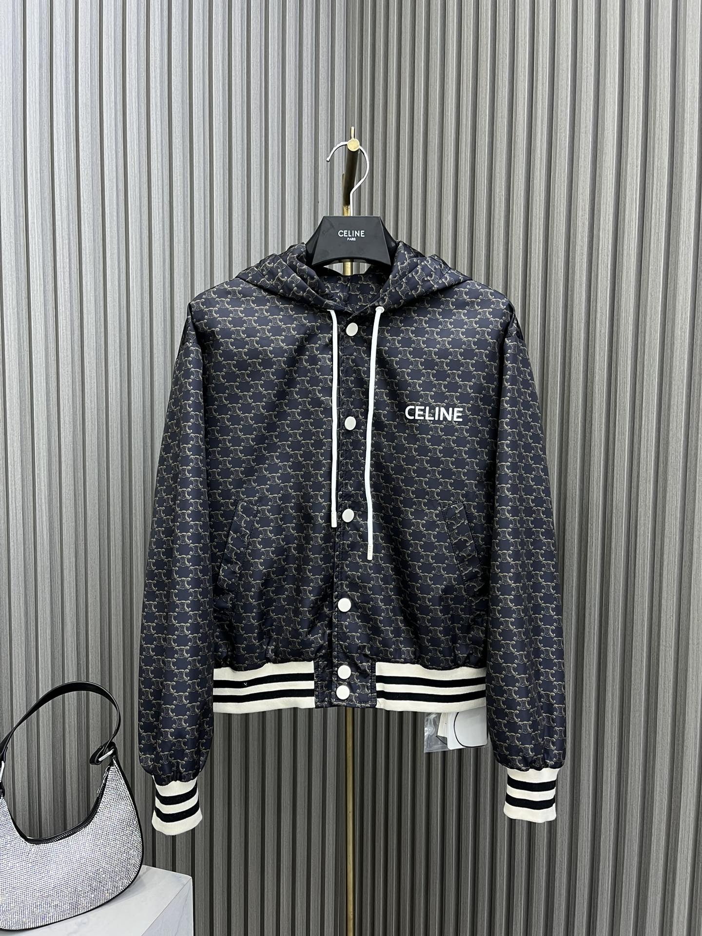 トリオンフ プリント ナイロンジャケット セリーヌ ジャケット コピー
