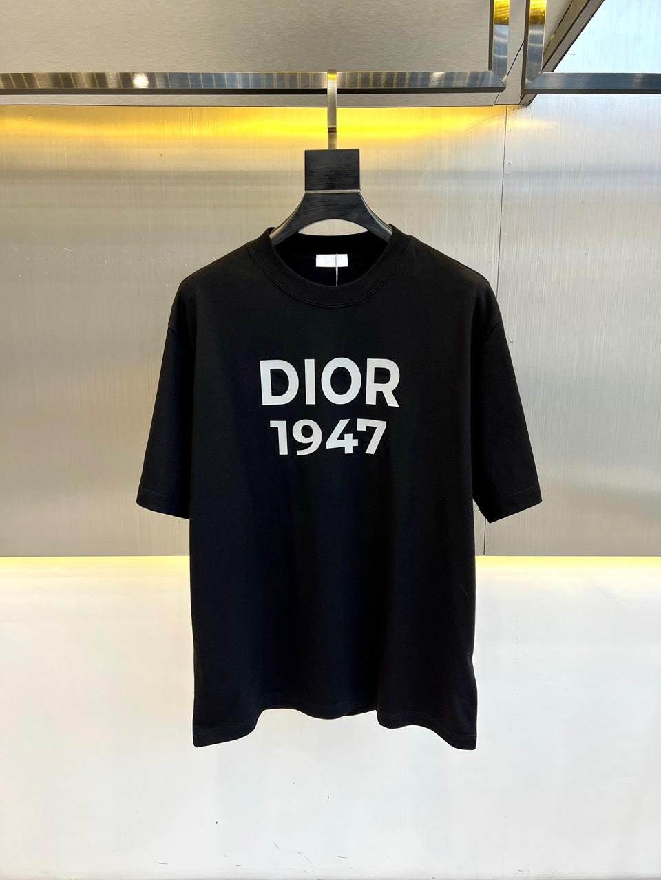 定番 カジュアル ロゴ入り 半袖Tシャツ クリスチャン・ディオール Tシャツ コピー ネイビー