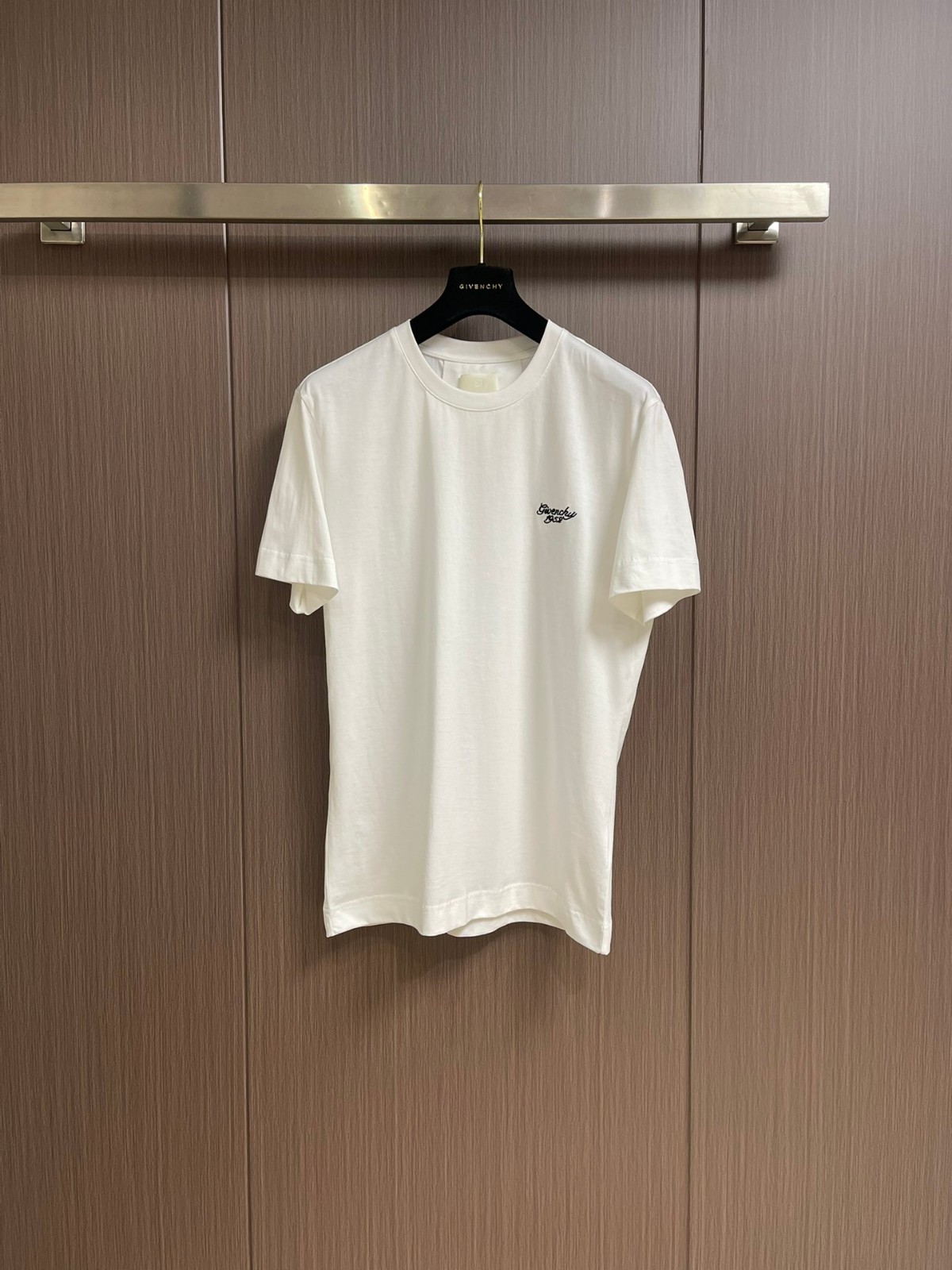 シンプル 人気 ロゴ クルーネック 半袖Tシャツ ジバンシィ Tシャツ 偽物 ホワイト