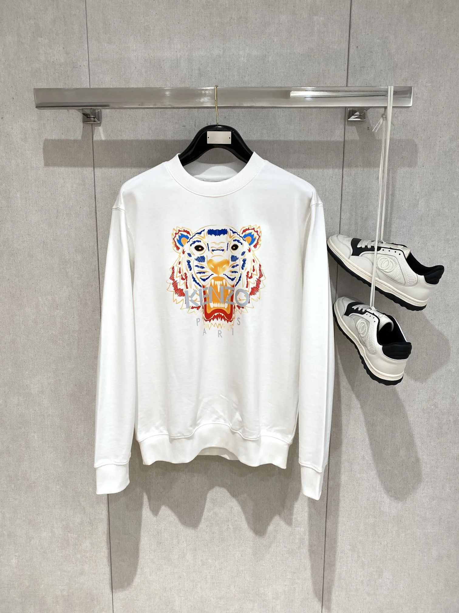 定番 タイガー コットン スウェットシャツ ケンゾー Tシャツ コピー ホワイト