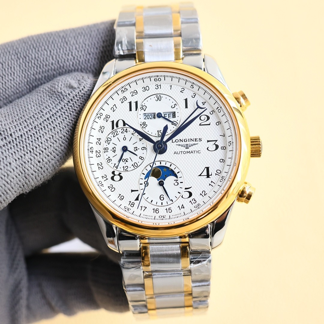 人気 多機能 エレガント ロンジン 時計 コピー 40mm ウォッチ