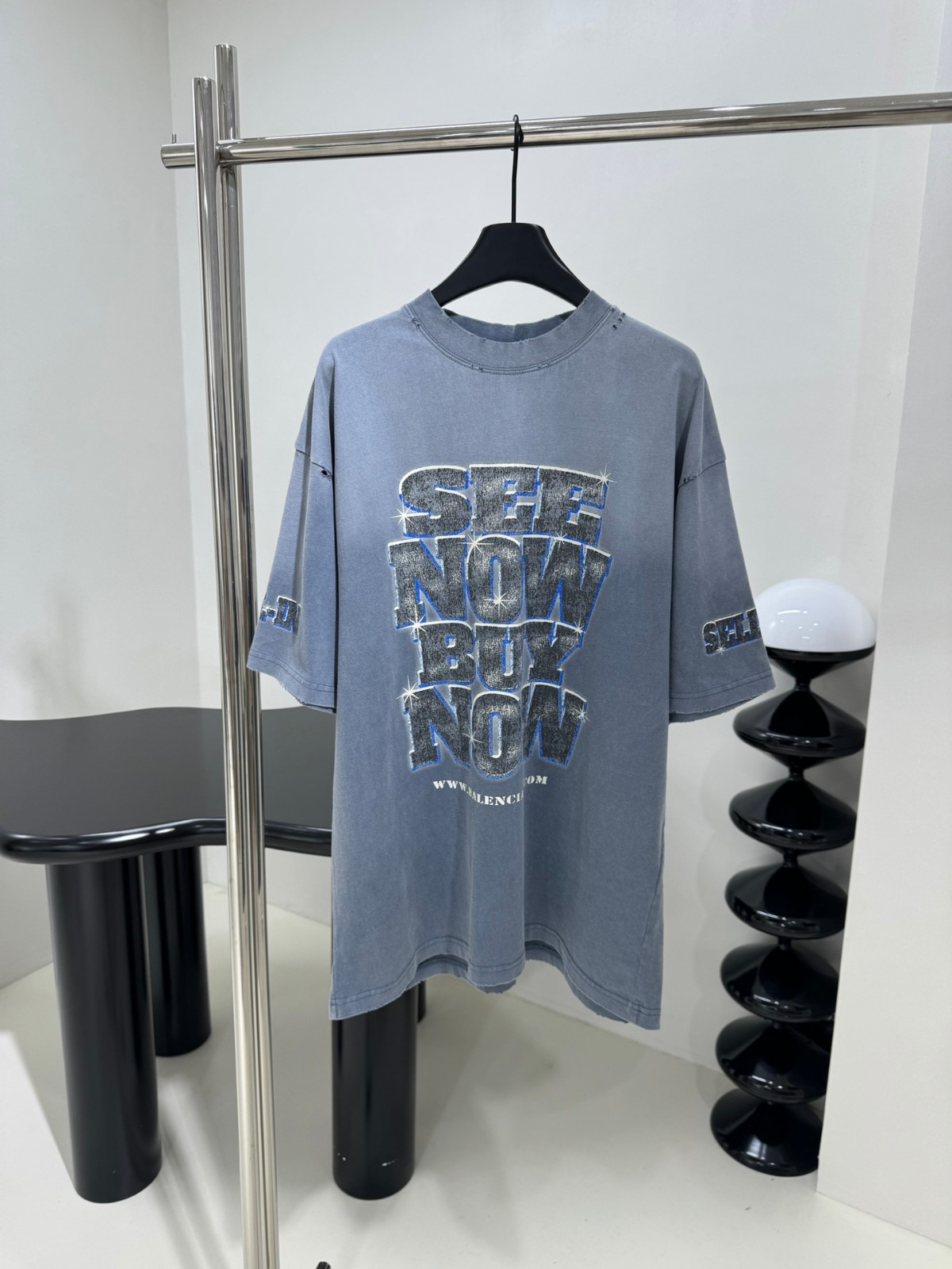 SNBN 半袖Tシャツ ラージフィット バレンシアガ Tシャツ コピー