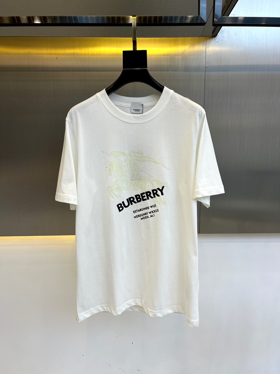 バーバリー 半袖Tシャツ コピー カジュアル コットンTシャツ ホワイト