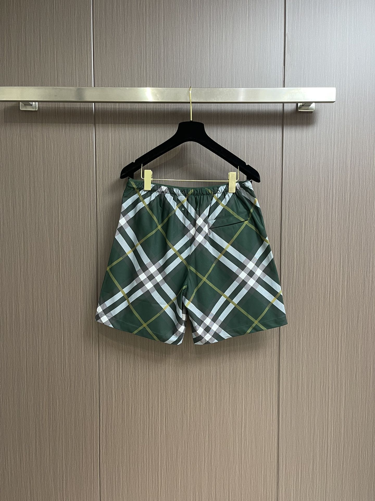定番 チェック ショートパンツ バーバリー パンツ コピー メンズ ショーツ グリーン