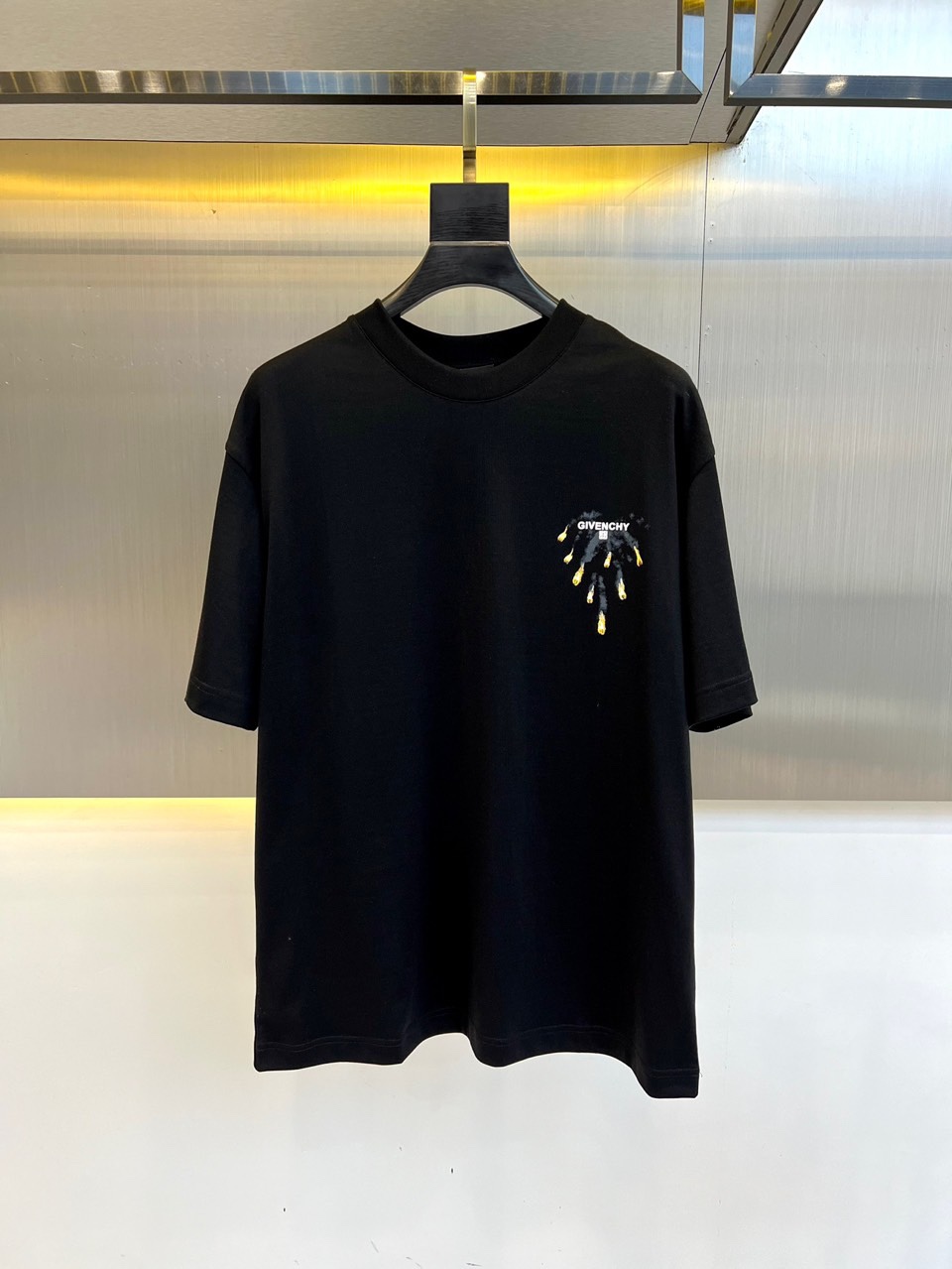 おしゃれ カジュアル リラックス 半袖Tシャツ ジバンシィ Tシャツ コピー ブラック