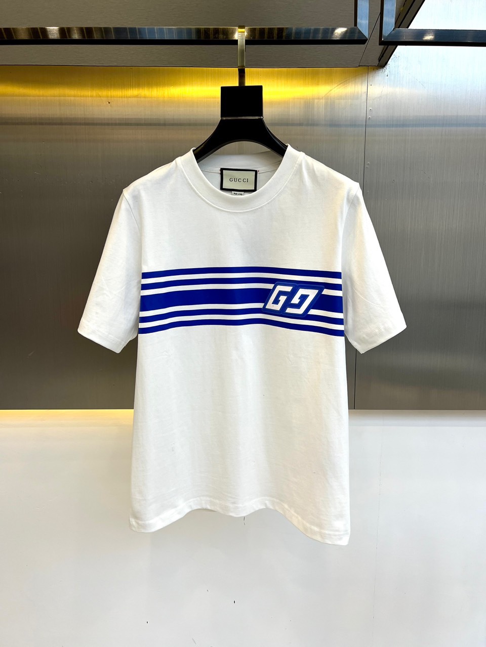 カジュアル おしゃれ グッチ Tシャツ コピー クルーネック 半袖Tシャツ ホワイト