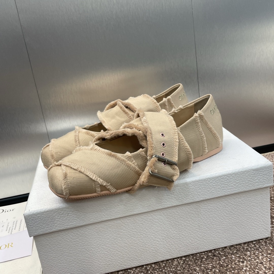 Dior Songe バレリーナ クリスチャン・ディオール サンダル コピー ベージュ