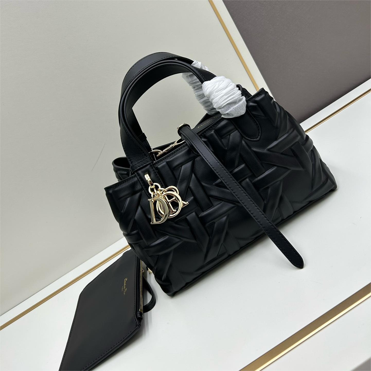 クリスチャン・ディオール バッグ コピー Dior Toujours バッグ スモール ブラック