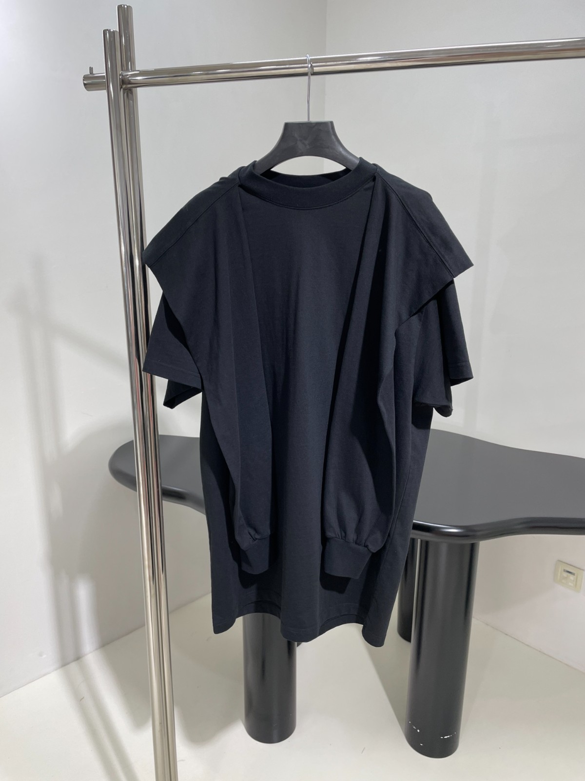 UNITY SPORTS ICON INCOGNITO Tシャツ オーバーサイズ バレンシアガ Tシャツ コピー ブラック