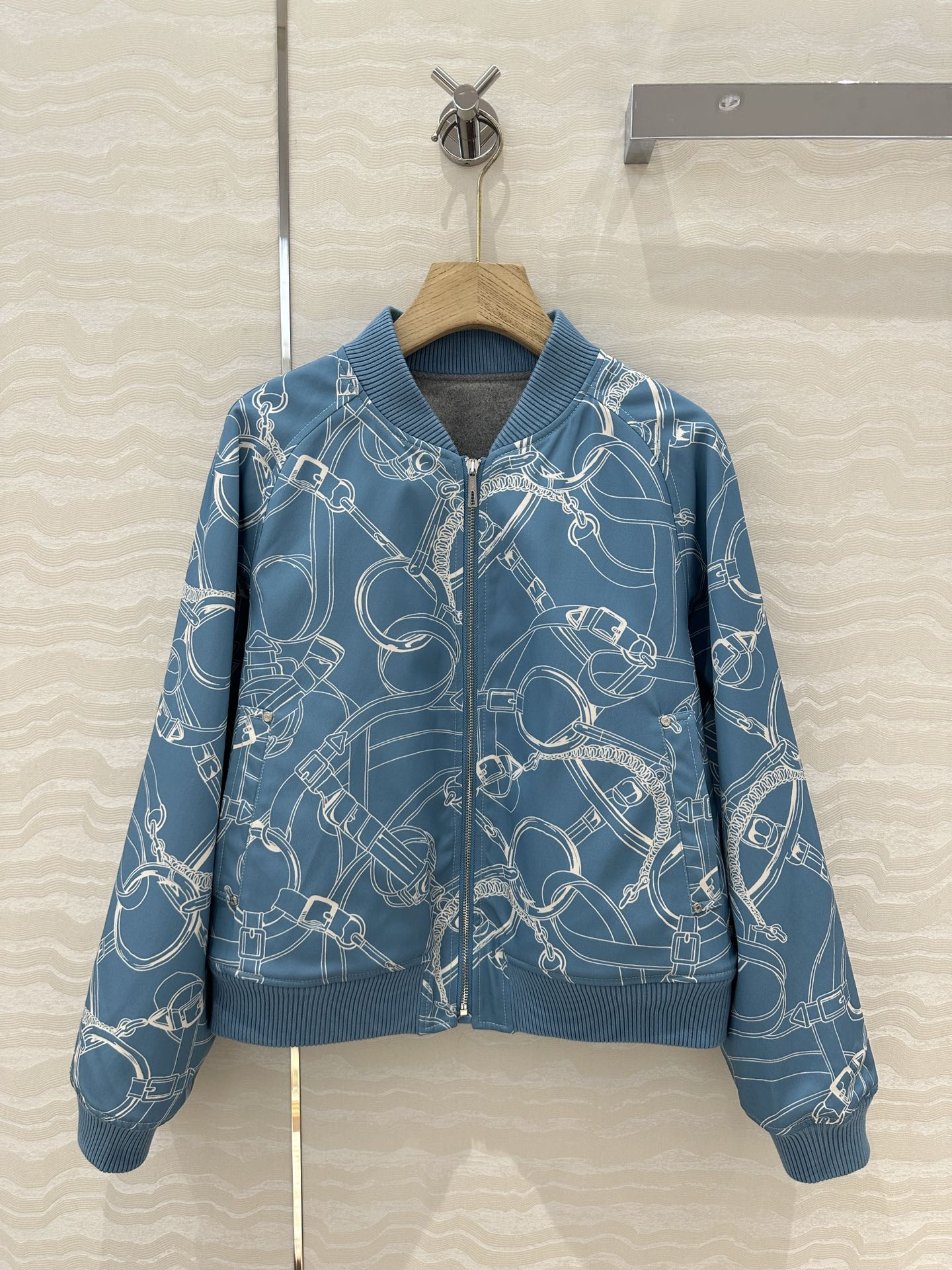 カジュアル 高級感 ボンバージャケット エルメス ジャケット コピー レディース