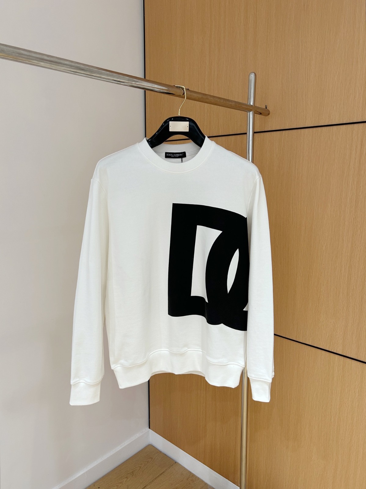 カジュアル DGロゴ ドルチェ&ガッバーナ Tシャツ コピー コットン スウェットシャツ ホワイト