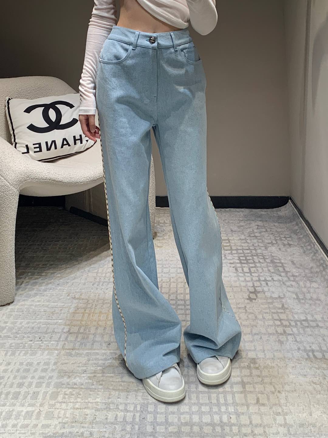 シャネル ジーンズ コピー レディース シンプル 合わせやすい デニムパンツ