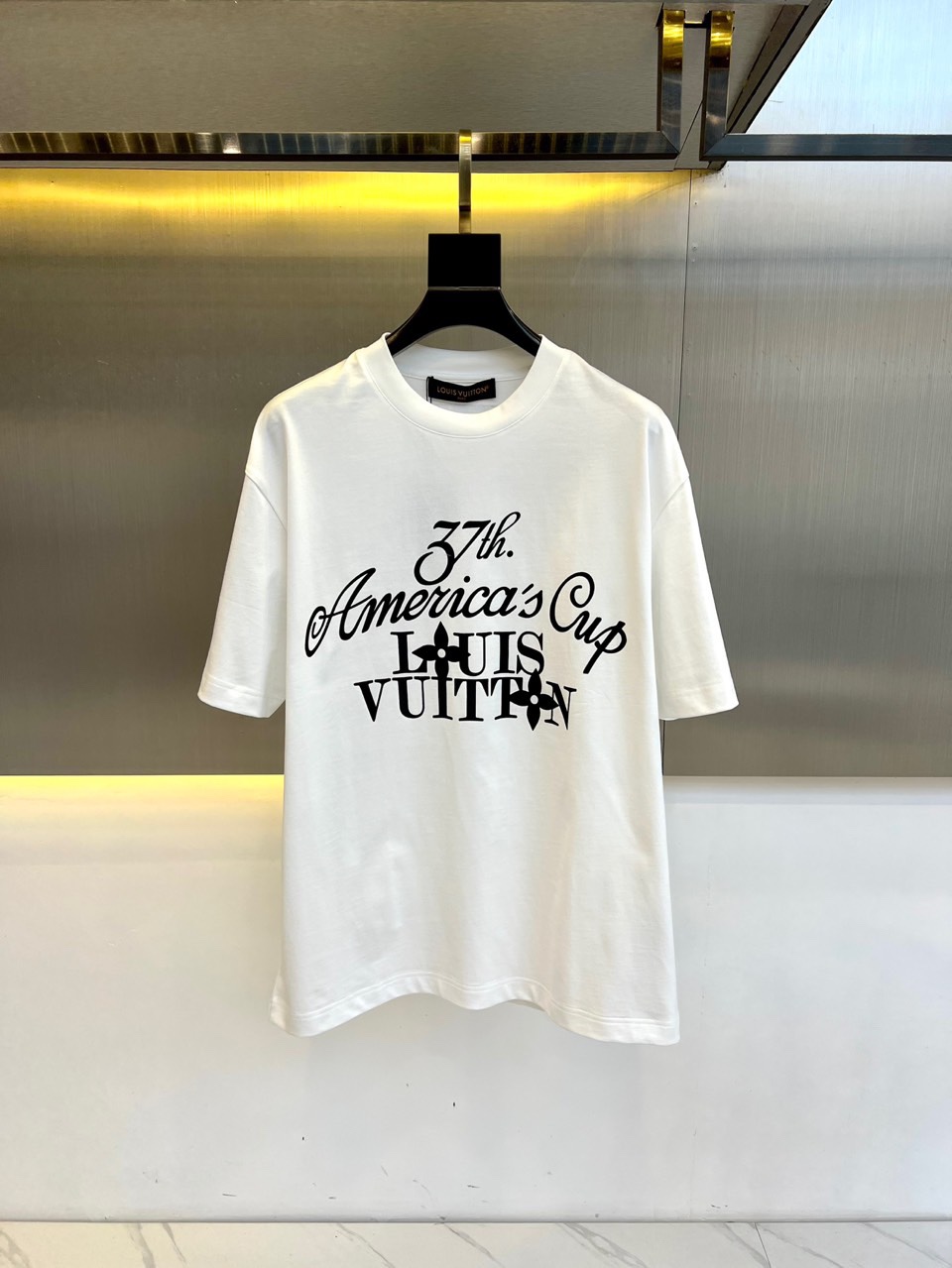 定番 カジュアル プリント 半袖Tシャツ ルイ・ヴィトン Tシャツ コピー ホワイト