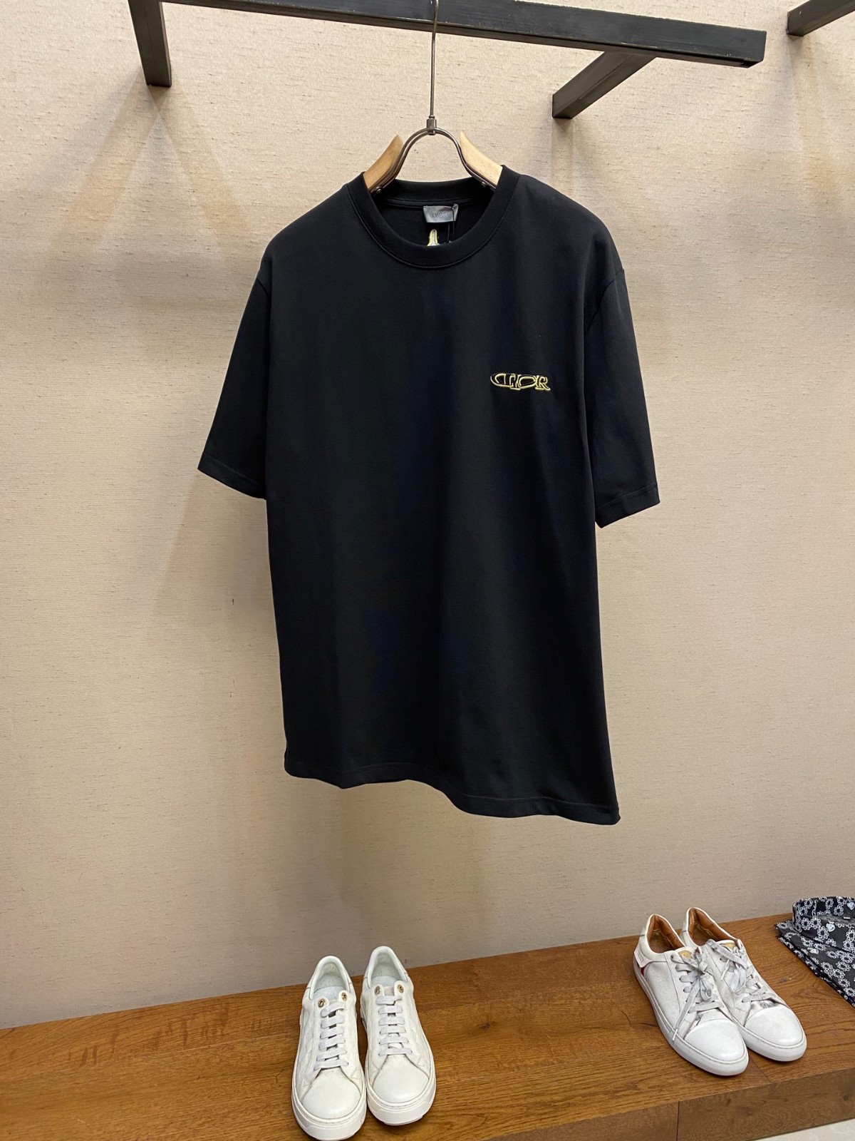 DIOR AND LEWIS HAMILTON Tシャツ クリスチャン・ディオール Tシャツ コピー ブラック