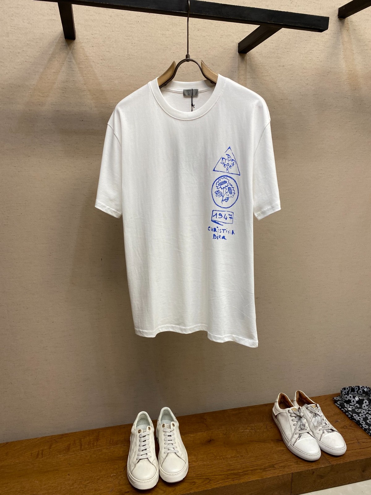 DIOR AND HYLTON NEL Tシャツ クリスチャン・ディオール Tシャツ コピー ホワイト