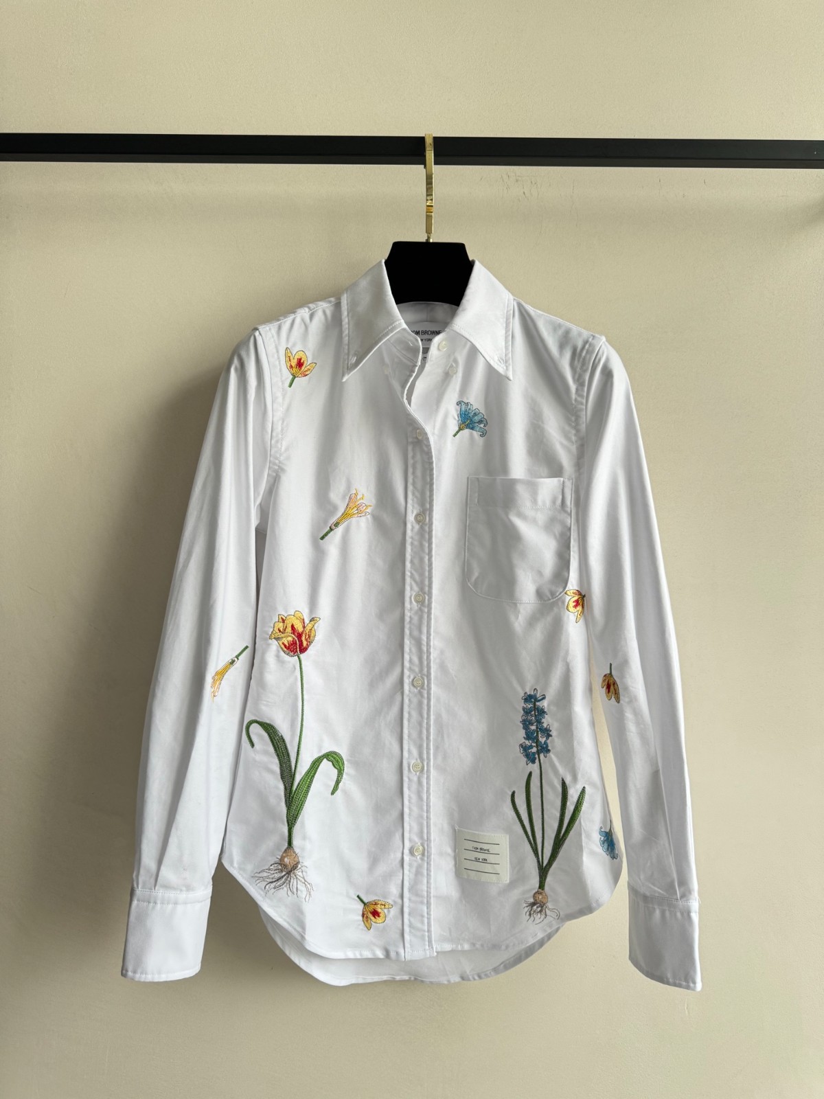 新作 刺繍入り レディース 長袖シャツ トムブラウン シャツ コピー トップス