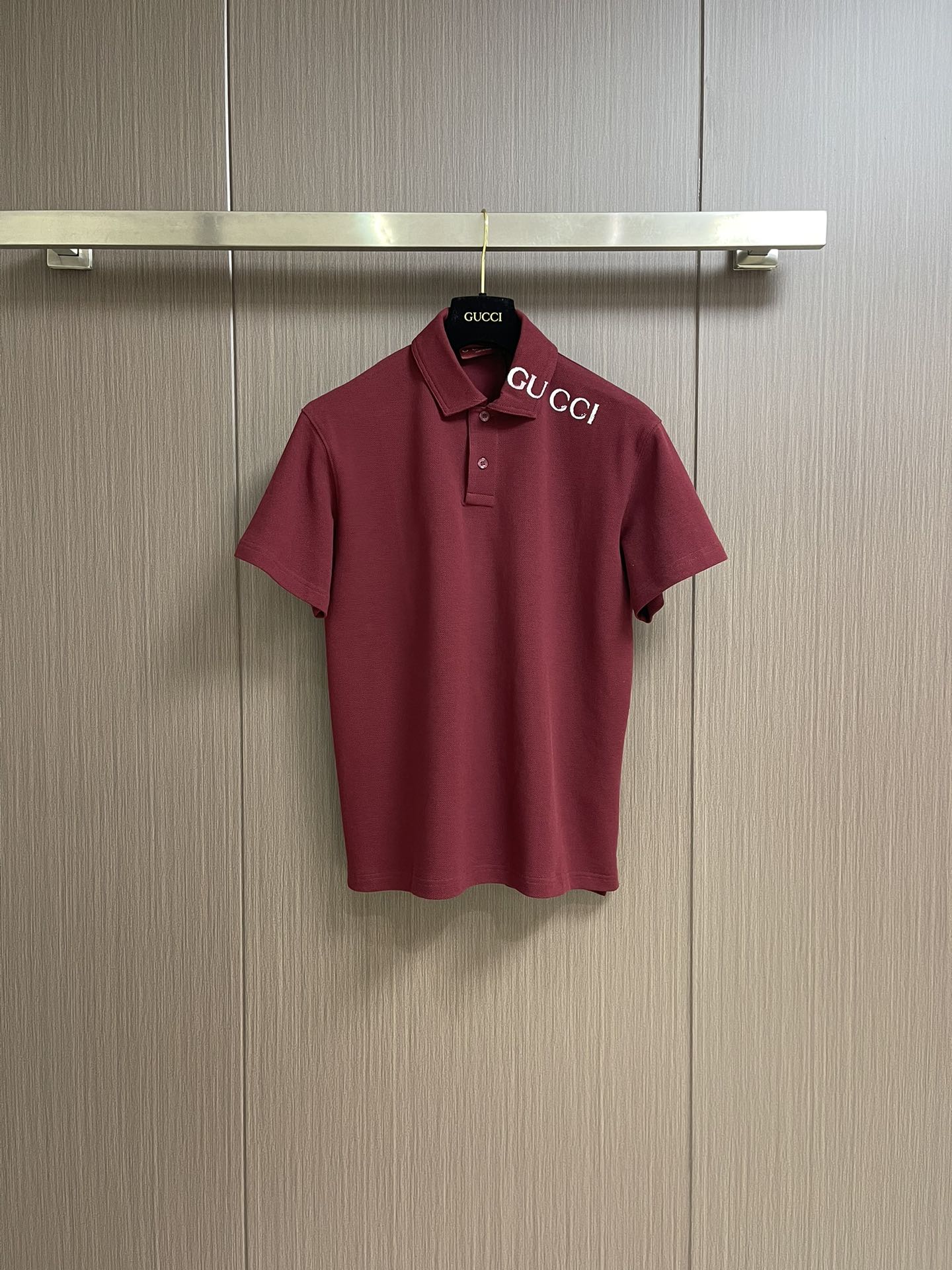 グッチ Tシャツ コピー カジュアル 上品 ロゴプリント ポロシャツ コットンピケ