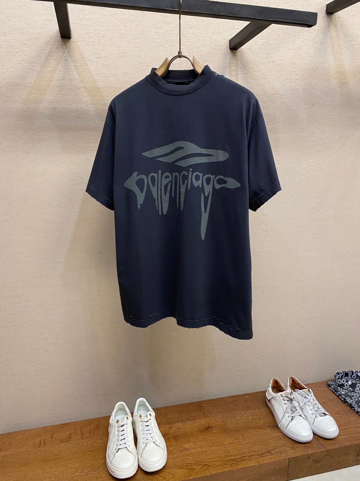 バレンシアガ Tシャツ コピー ユニセックス カジュアル プリント