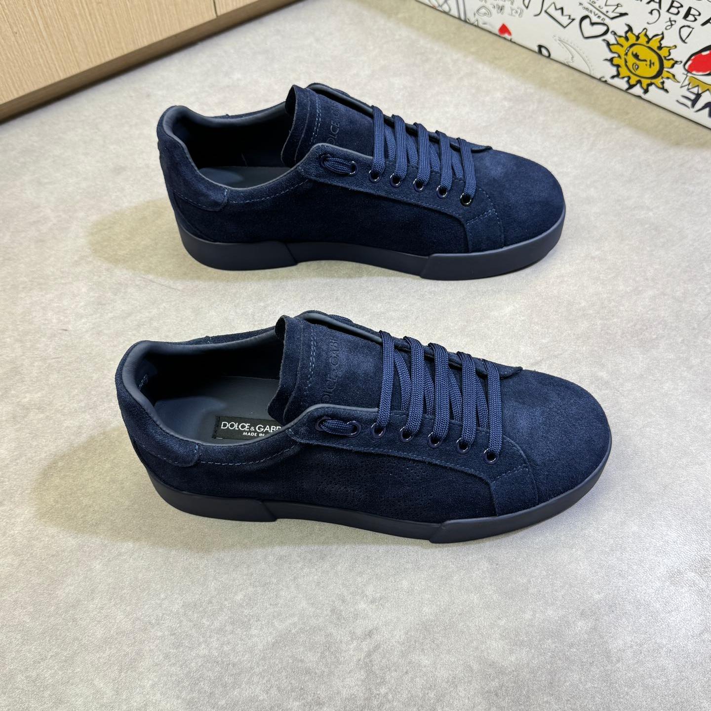 ドルチェ&ガッバーナ PORTOFINO LIGHT ストローベル スニーカー コピー ブルー