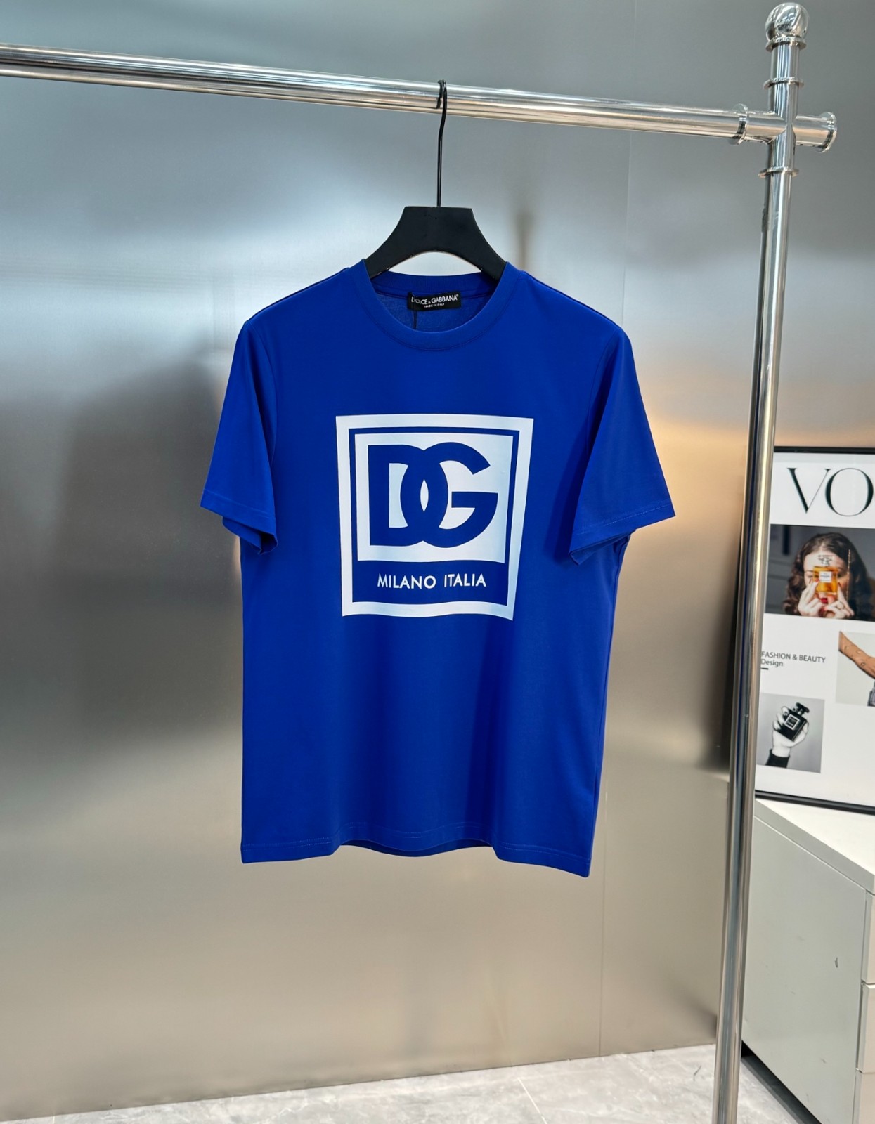 ドルチェ&ガッバーナ Tシャツ コピー 定番 カジュアル プリント クルーネック 半袖Tシャツ 