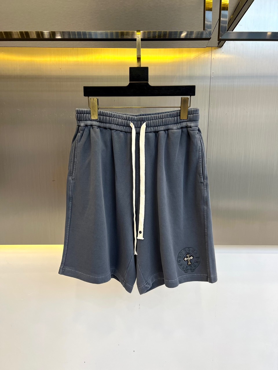 カジュアル 合わせやすい ショートパンツ クロムハーツ パンツ コピー グレー
