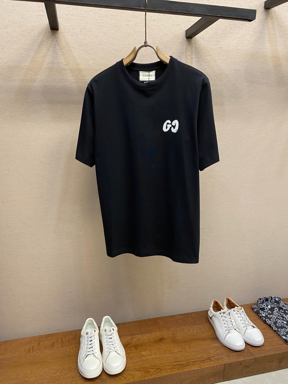 カジュアル リラックス 半袖Tシャツ グッチ Tシャツ コピー コットン トップス 